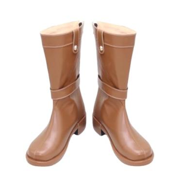 Imagem de COSGOGO Frieren/Stark/Übel/Aura/Fern/Heiter/Himmel Cosplay Botas femininas masculinas dramatização, Multi, 37