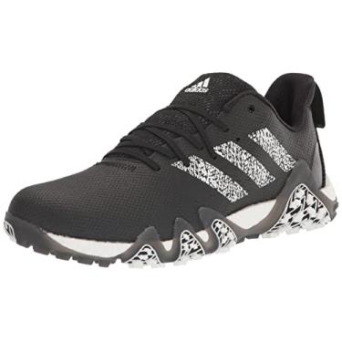 Imagem de adidas Codechaos 22 Tênis de golfe masculino Spikeless, Core Black/Calçado Branco/Cinza Five, 43