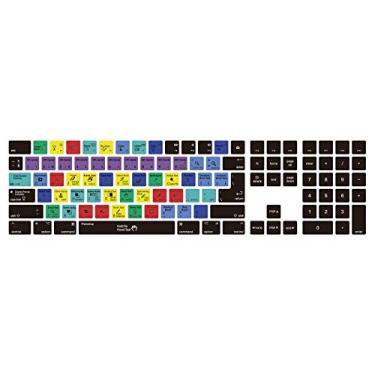 Imagem de HRH Photoshop Atalho Hotkey Silicone Keyboard Cover Skin para teclado Magic Keyboard com teclado numérico A1843 MQ052LL/A lançado em 2017/2018 (layout EUA/UE)
