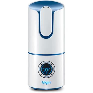 Imagem de Umidificador Digital de Ar 2,5 Litros Bivolt Elgin, 3 Níveis de Intensidade da Névoa, Vibrações Ultrassônicas de Alta Frequência