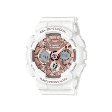 Imagem de G-Shock GMAS120MF-8A, White/Rose Gold, One Size, GMA-S120MF-7A2CR
