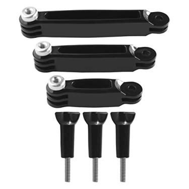 Imagem de 1 kit de suporte de braço de extensão 3 em 1 compatível com SJCAM, compatível com câmeras de ação Insta360, extensão portátil, suporte de haste