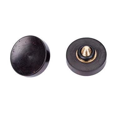 Imagem de Botão de liberação de obturador macio de madeira VKO compatível com Fujifilm X-T30 X-T3 X100F X-T20 X-PRO2 X-E2S X20 X30 X100T X100S X-E2 X-E3 XPRO-3 X-T10 Superfície côncava de 12 mm preta (madeira aleatória)