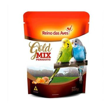 Imagem de Ração Reino das Aves Gold Mix Periquito - 500g