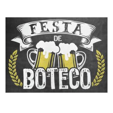 Imagem de Painel GIGANTE Decoração Festa Boteco em TNT 1,40m - Piffer