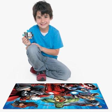 Imagem de Quebra cabeça grandão os vingadores 120 peças peças gigantes - TOYSTER