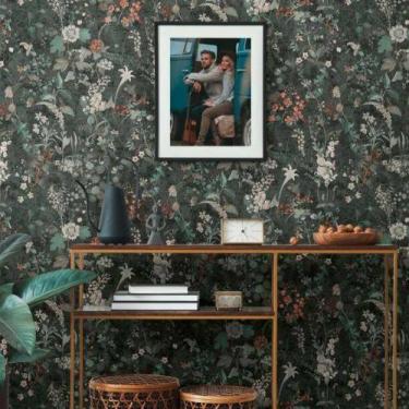 Imagem de Papel de Parede Antigua Floral Verde 388254AG - AS CREATION