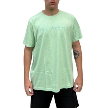 Imagem de Camiseta Columbia Masculina Basic Logo II Branded Shadow, GGG, Verde