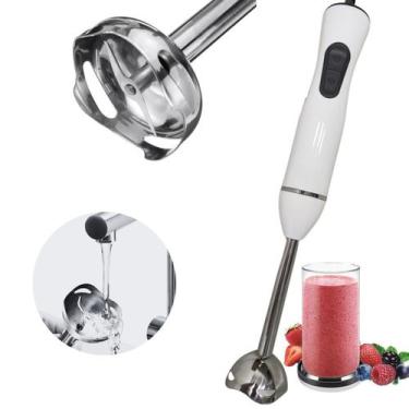 Imagem de Batedor Misturador Mixer De Mão Processador De Alimentos Portatil 110V
