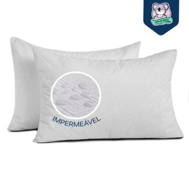Imagem de  Capa de Colchão Impermeável SUPER SILENCIOSO Premium Tecido Jacquard 