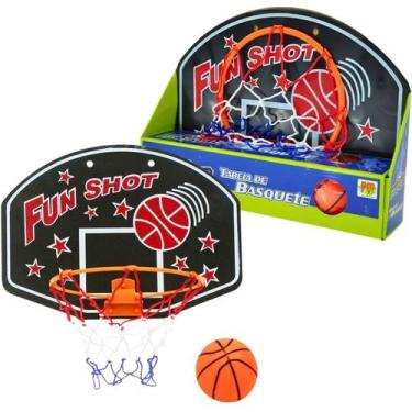 Imagem de Cesta de Basquete Infantil Mini Tabela com Bola - DM TOYS