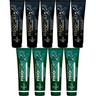 Imagem de Kit 5 Pomada Fisiofort Premium 150G 4 Pomada Fisiofort 150G - Bio Inst