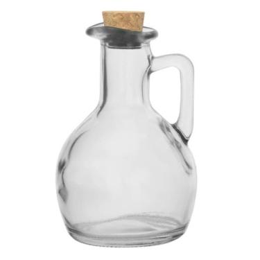 Imagem de Galheteiro Garrafa Azeite Vidro Com Tampa de Rolha 180ml - Lyor