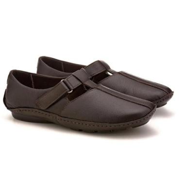 Imagem de Sapatilha Ortopédica Feminina Couro Macia Leve Conforto - Franca Brasi