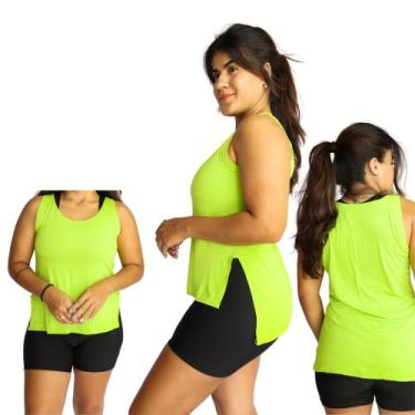 Imagem de Regata Feminina Sobre Legging Longa Tapa Bumbum Academia Fitness - swg