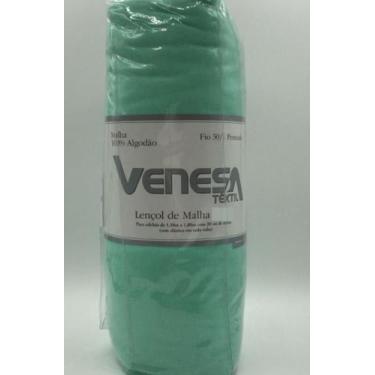 Imagem de Kit 2 Fronhas e 1 Lençol de Malha Queen Venesa, Erva Doce