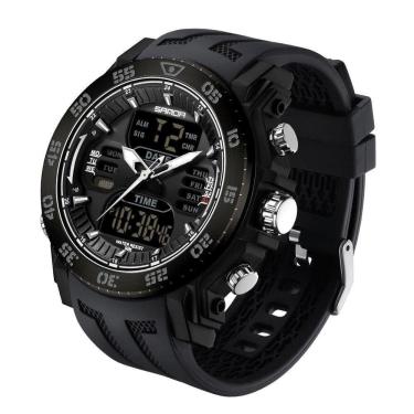 Imagem de Relógios Esporte Quartzo E Digital 50m Cronômetro E Luz De Fundo