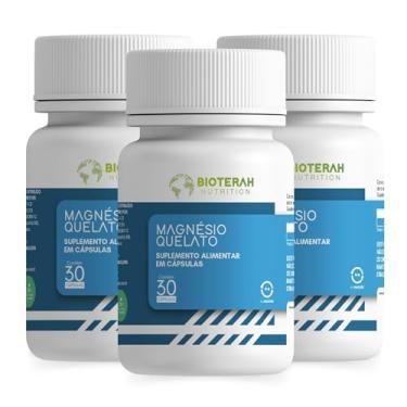 Imagem de Magnésio Quelato 90CAPS BIOTERAH - Alta Absorção Suplemento Vitamínico Natural Sem Lactose