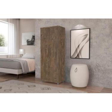 Imagem de Multiuso Organizador OR Com Chave 2 Portas Cor Canela - SM