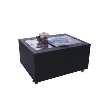 Imagem de Lareira Mesa De Centro Ecológica A Álcool 92 Preto - Classe A