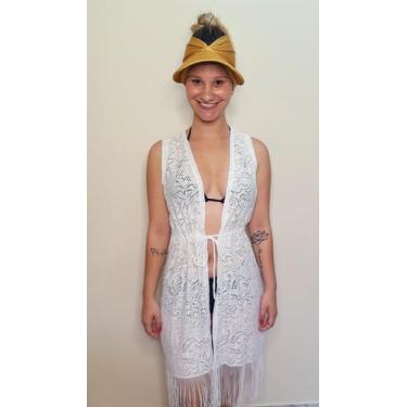 Imagem de Saída De Praia Pareô regata branca - Dani lingerie