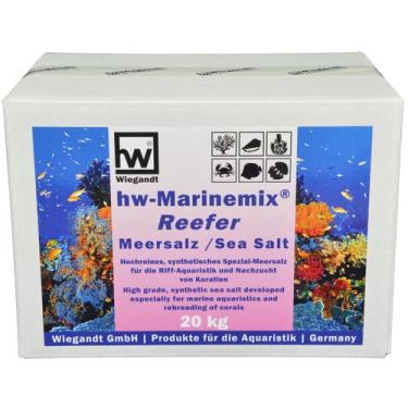 Imagem de Sal P/ Aquário Água Salgada Marinho Hw Marinemix Reefer Salt Peixe Cor