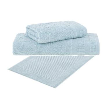 Imagem de Jogo Toalha Banho Rosto Piso 3 Pçs Botanique Extra Soft Buddemeyer, Ve