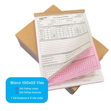 Imagem de Bloco 100 folhas - 100x2 - ap75g - 10,5x15cm - 10 unidades - Corpel
