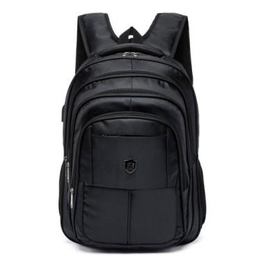 Imagem de Mochila Ferrazzi Executiva Masculina Faculdade Notebook, U