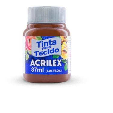 Imagem de Tinta para Tecido Fosca 37ML Marrom - Acrilex