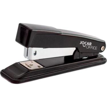Imagem de Grampeador Metal Jocar Preto para 25 Folhas - 11,5CM - Leonora
