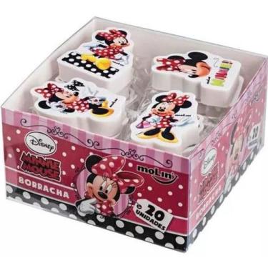Imagem de Borracha Decorada Minnie Sortidas - Caixa com 20 Unidades - Molin