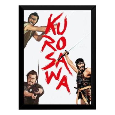 Imagem de Quadro Akira Kurosawa Cinema Arte Poster Moldurado - Fanarte