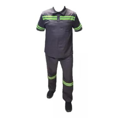 Imagem de Conjunto Brim Camisa e Calça Refletiva Obras - A Fabrica Maquinas, Cin
