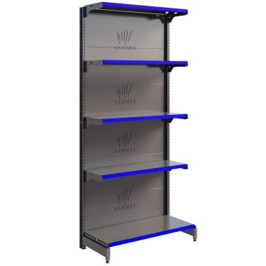 Imagem de Gôndola Parede 1 Inicial 1,70 m 40KG FIT Expositor de Supermercado Amapá