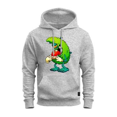 Imagem de Moletom Plac Gs Blusa De Frio Agasalho Varias Cores - Nexstar, Cinza, 
