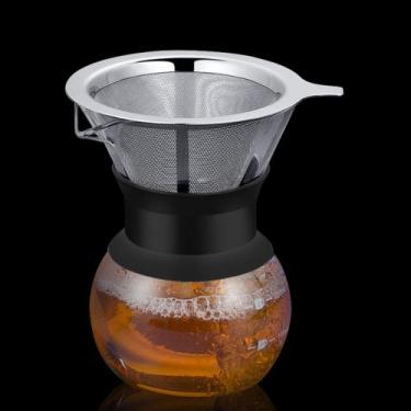 Imagem de Cafeteira De Vidro E Coador De Café 200ml - 1