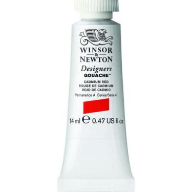 Imagem de Tinta Guache Winsor Newton 14ml S4 094 Cadmium Red - Winsor & Newton