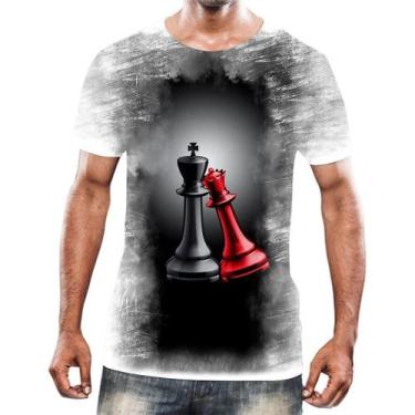Imagem de Camiseta Camisa Jogo Tabuleiro Xadrez Rei Torre Rainha HD 1 - Enjoy Sh