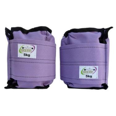 Imagem de Tornozeleira / Caneleira 5 KG Lilas - Exercise Sports