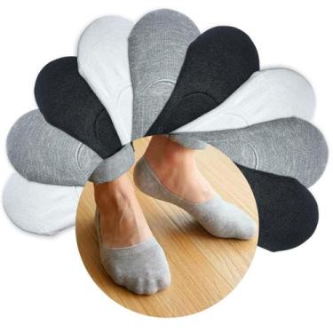 Imagem de Kit 9 Pares Meia Cano Curto Invisível Respirável Versatil - Rupee, Sor