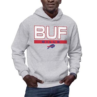 Imagem de Hybrid Sports NFL - Buffalo Bills - City Block - Moletom com capuz masculino e feminino - tamanho médio
