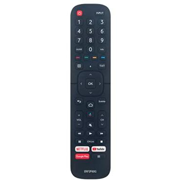 Imagem de AULCMEET Controle remoto ativo de voz substituído ERF2F60G compatível com Hisense HD Ready LED Smart Android TV 32A56E 40A56E