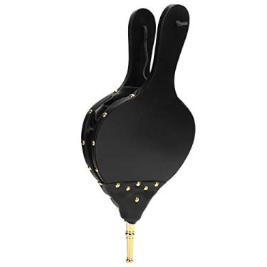 Imagem de Lareira Fole Manual de Madeira Ventilador Ar chaminé Ferramentas Fogo Decorativo Rústico Churrasco Kit (tubo dourado)