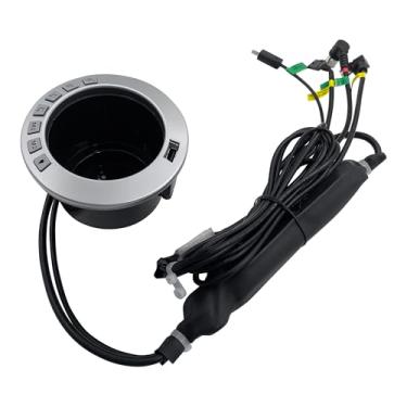 Imagem de Uetmulik Cadeira de elevação reclinável elétrica sistema de raffel suporte de copo de teatro modelo CHB R2ULSL 04 substituição com memória USB e luz