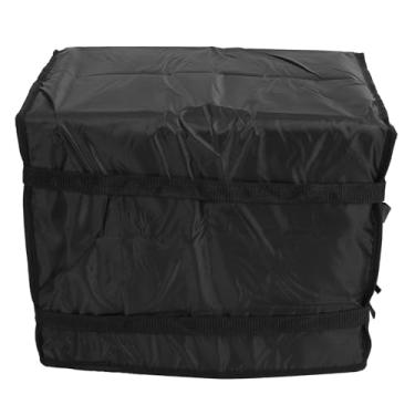 Imagem de Tampa de Ar Condicionado, Tampa da Unidade AC da Janela 420D Oxford Pano Anticongelante Folha de Alumínio Preta para Uso Doméstico (43 * 33 * 30cm)