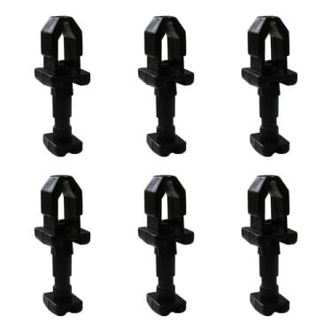 Imagem de YKISON 617772 Pacote com 6 clipes para portas de ventilação de geladeira, trava de porta de geladeira de substituição para Norcold