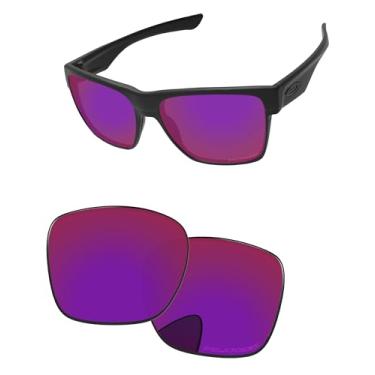 Imagem de PapaViva Lentes de reposição para óculos de sol Oakley TwoFace XL OO9350 58 mm, Sol meia-noite, TwoFace XL