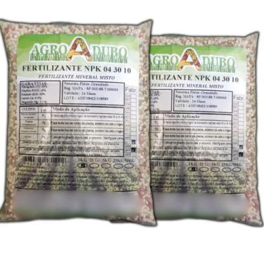 Imagem de Fertilizante Npk 04 30 10 - 2Kg Adubo Completo Rico Em (P) - AGROADUBO