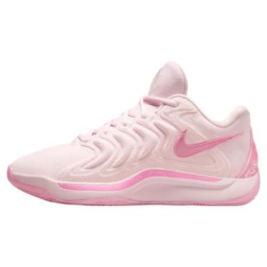 Imagem de Nike Tênis de basquete masculino KD 17 NRG 'Aunt Pearl' 2024 (FZ1518 600), Espuma rosa/rosa, 41